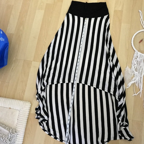 Wet Seal High low striped skirt - Picture 2 of 5